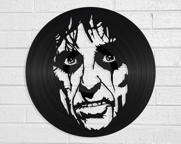 Alice Cooper Vinyl Record Art Vinyl Revamp - Vinyl Record Art