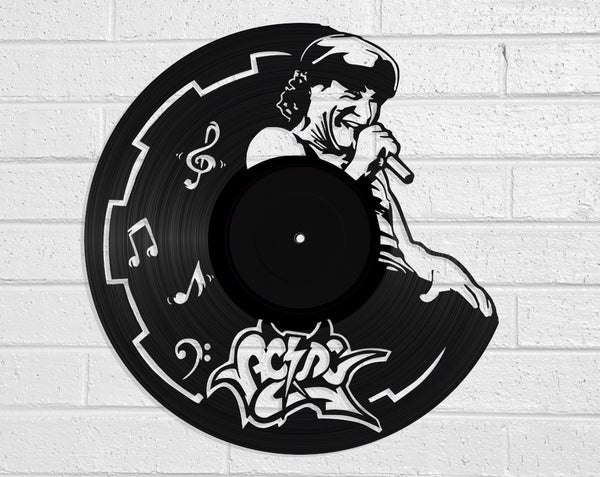 AC/DC Vinyl Record Art Vinyl Revamp - Vinyl Record Art