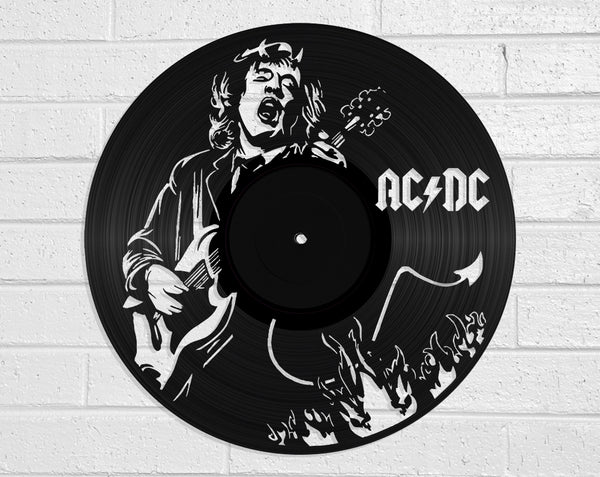 AC/DC Vinyl Record Art Vinyl Revamp - Vinyl Record Art