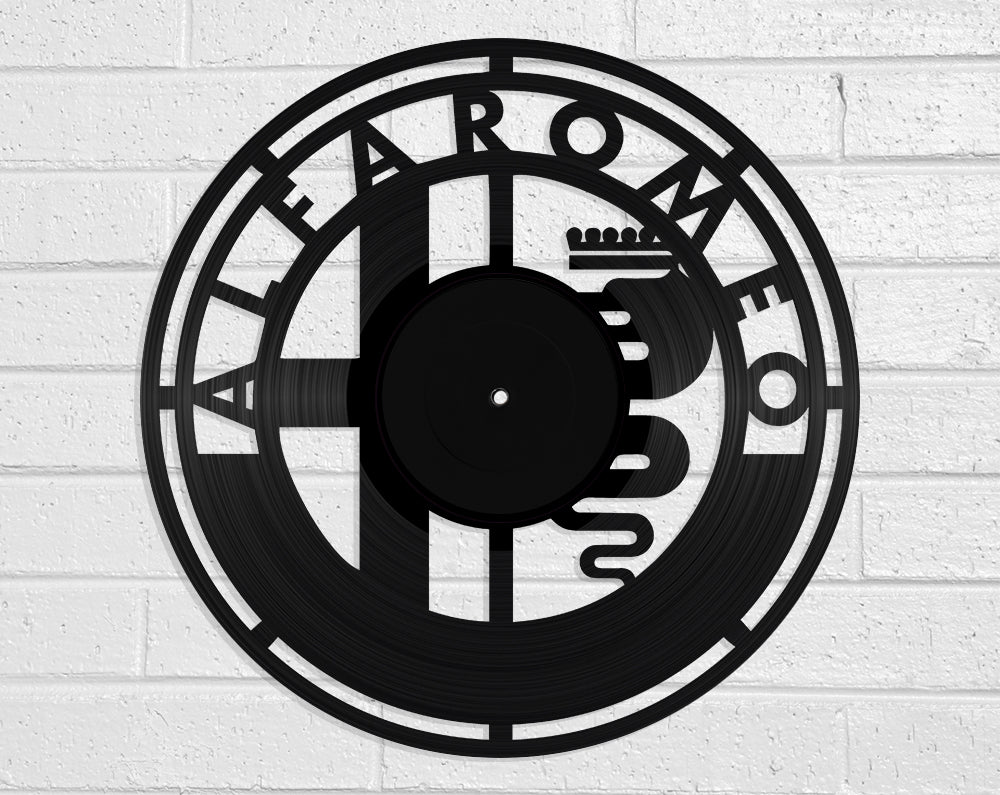 Alfa Romeo Vinyl Record Art Vinyl Revamp - Vinyl Record Art