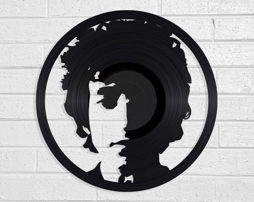 Bob Dylan Vinyl Record Art Vinyl Revamp - Vinyl Record Art