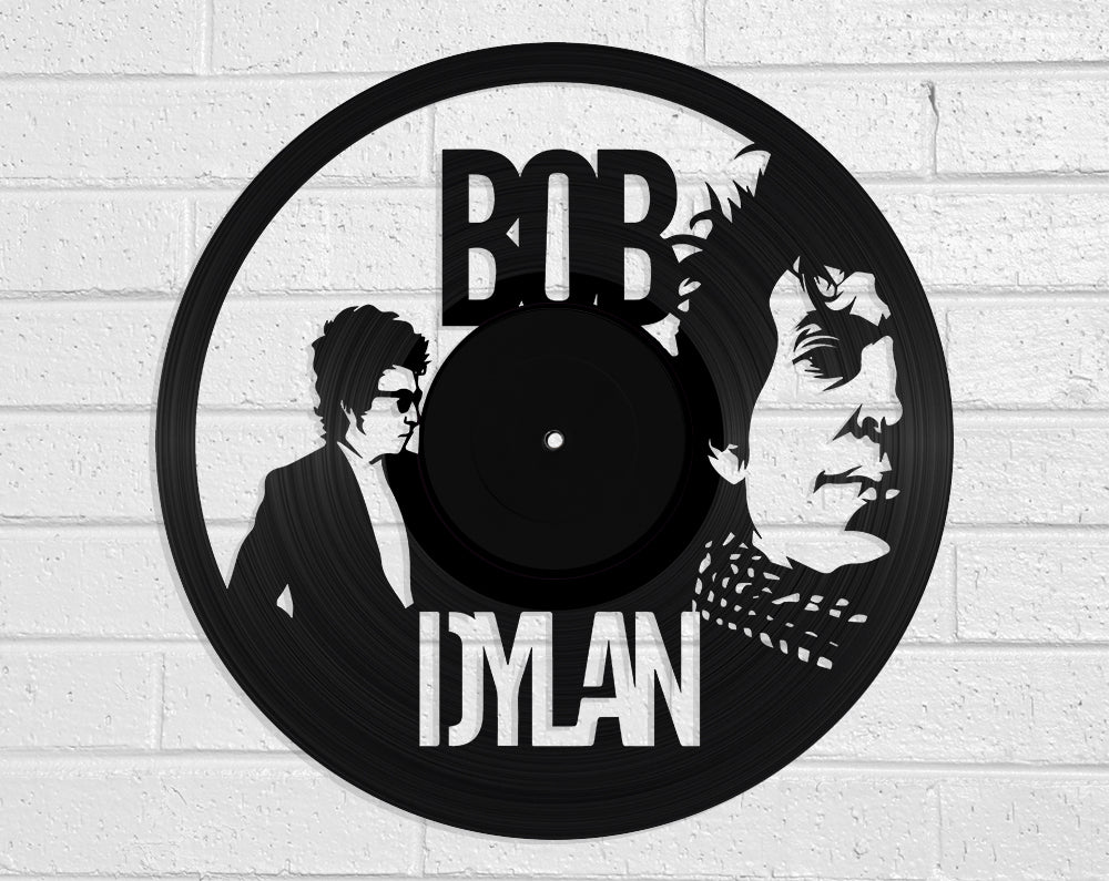 Bob Dylan Vinyl Record Art Vinyl Revamp - Vinyl Record Art