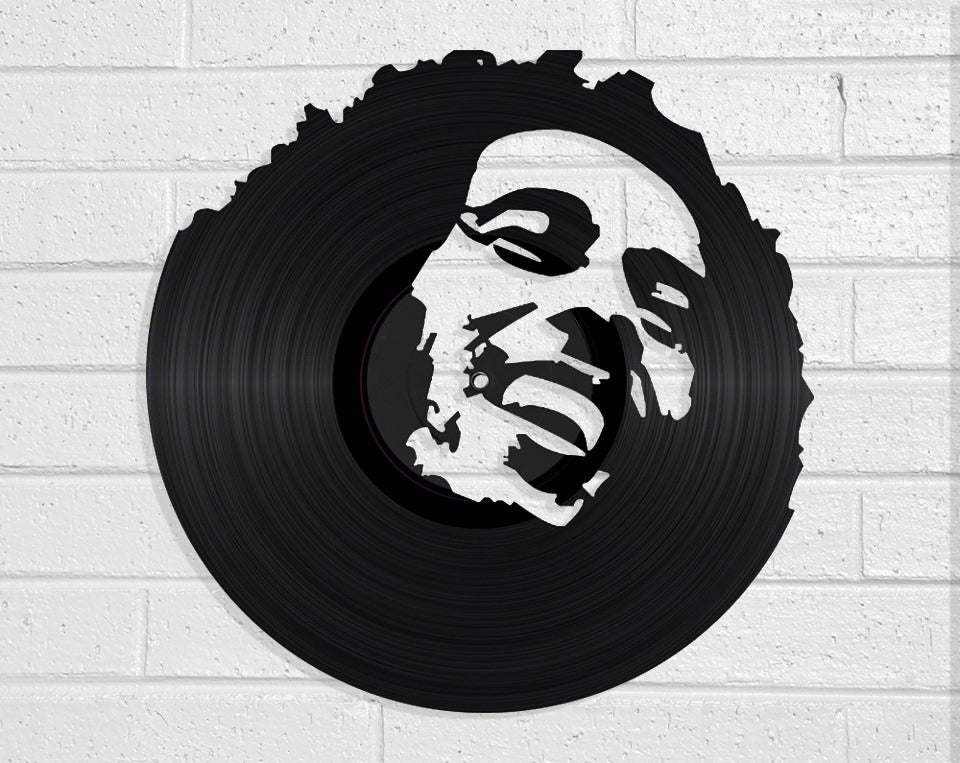 Bob Marley Vinyl Record Art Vinyl Revamp - Vinyl Record Art