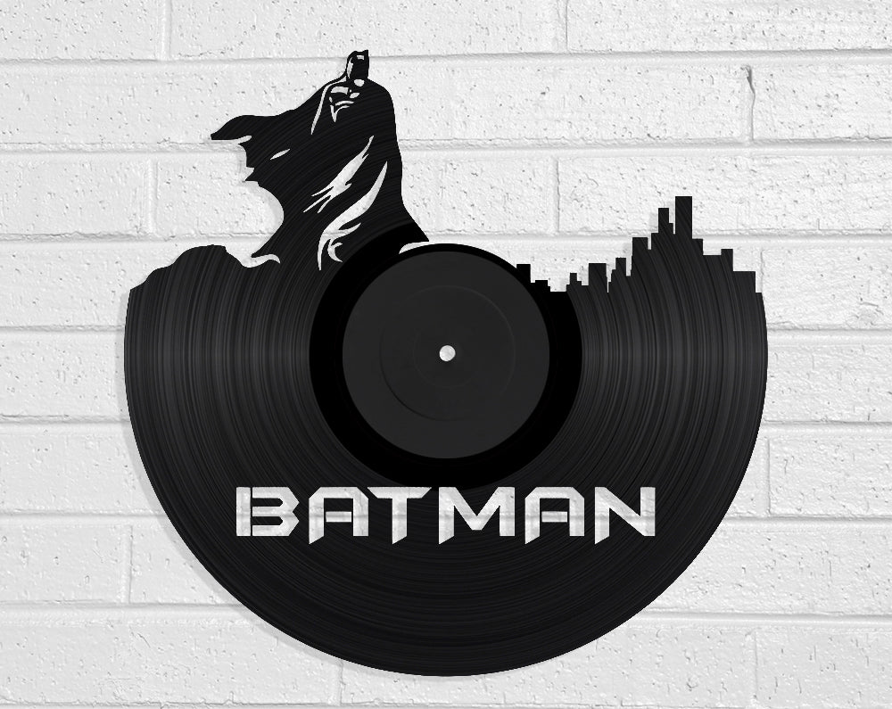 Batman Vinyl Record Art Vinyl Revamp - Vinyl Record Art