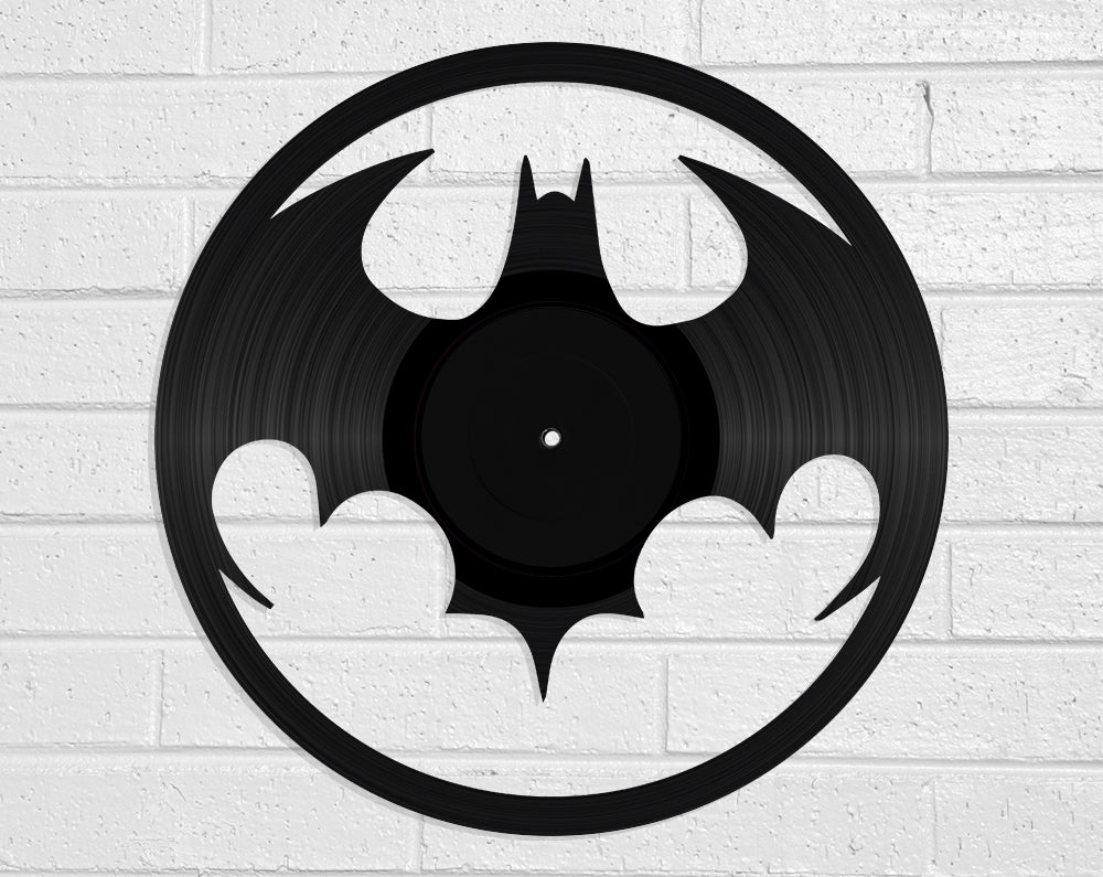 Batman Vinyl Record Art Vinyl Revamp - Vinyl Record Art