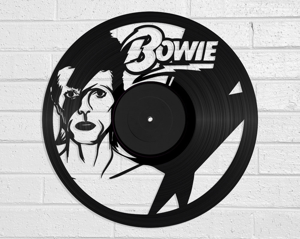 David Bowie Vinyl Record Art Vinyl Revamp - Vinyl Record Art