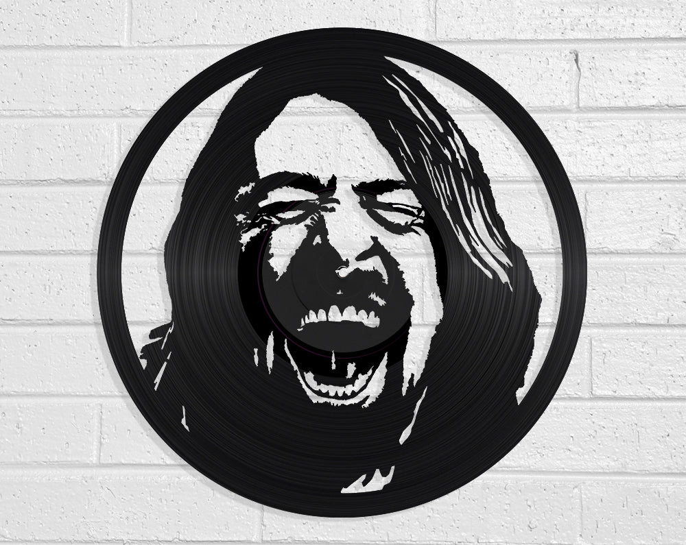 Dave Grohl Vinyl Record Art Vinyl Revamp - Vinyl Record Art