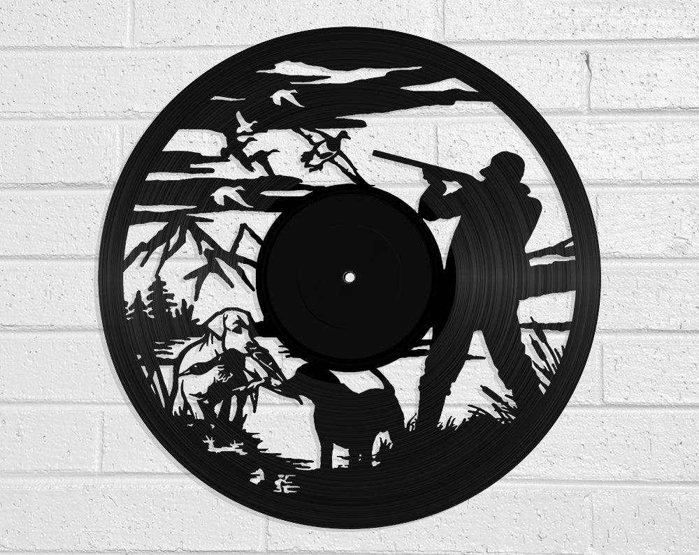 Duck Hunting Vinyl Record Art Vinyl Revamp - Vinyl Record Art