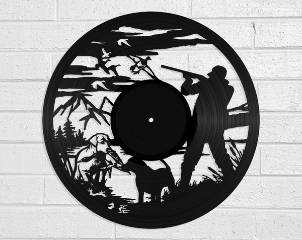 Duck Hunting Vinyl Record Art Vinyl Revamp - Vinyl Record Art