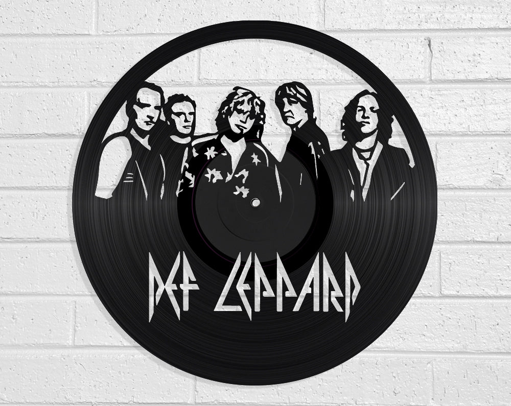 Def Leppard Vinyl Record Art Vinyl Revamp - Vinyl Record Art