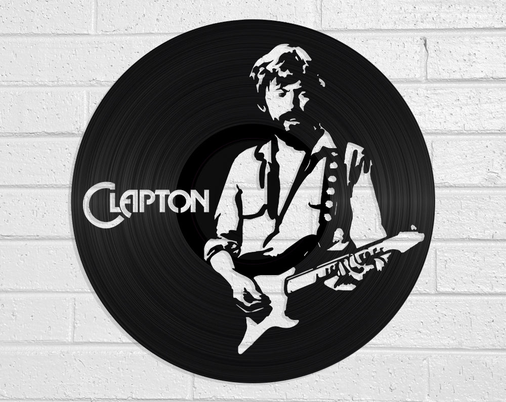 Eric Clapton Vinyl Record Art Vinyl Revamp - Vinyl Record Art