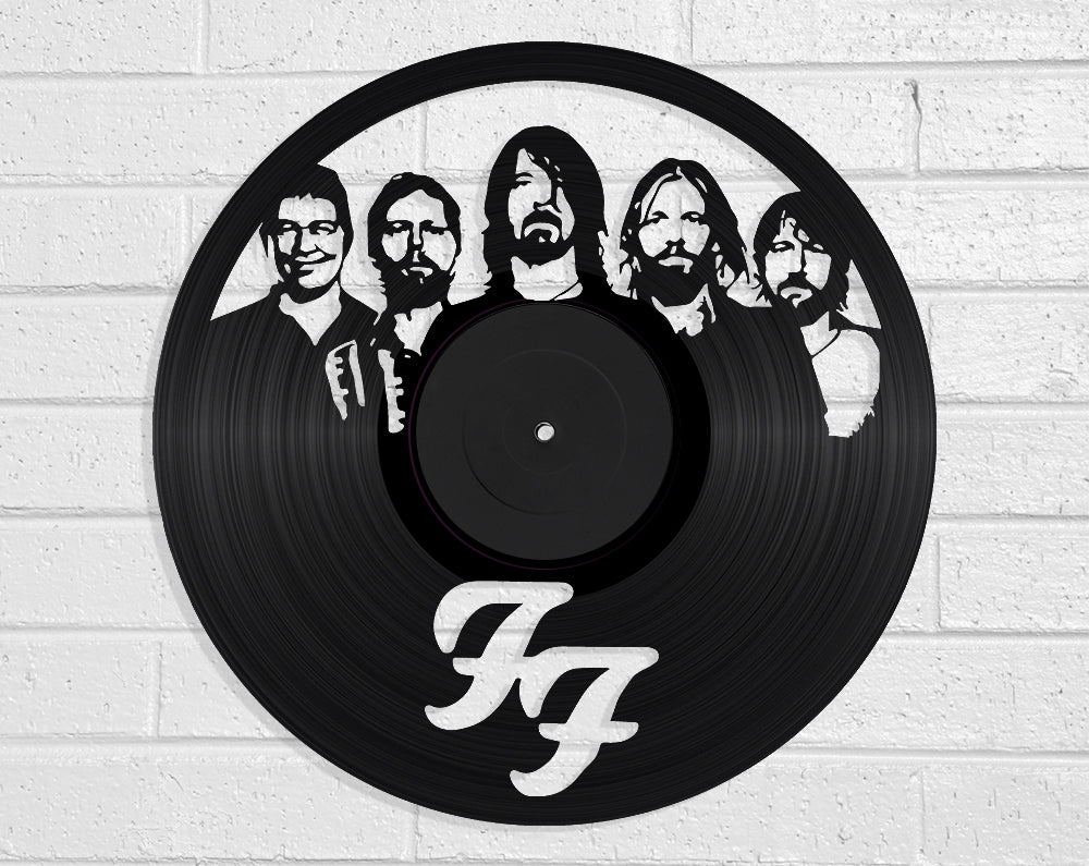 Foo Fighters Vinyl Record Art Vinyl Revamp - Vinyl Record Art