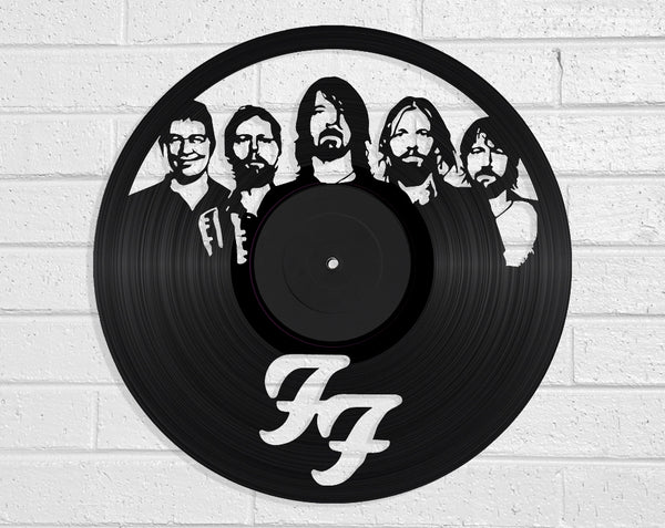 Foo Fighters Vinyl Record Art Vinyl Revamp - Vinyl Record Art