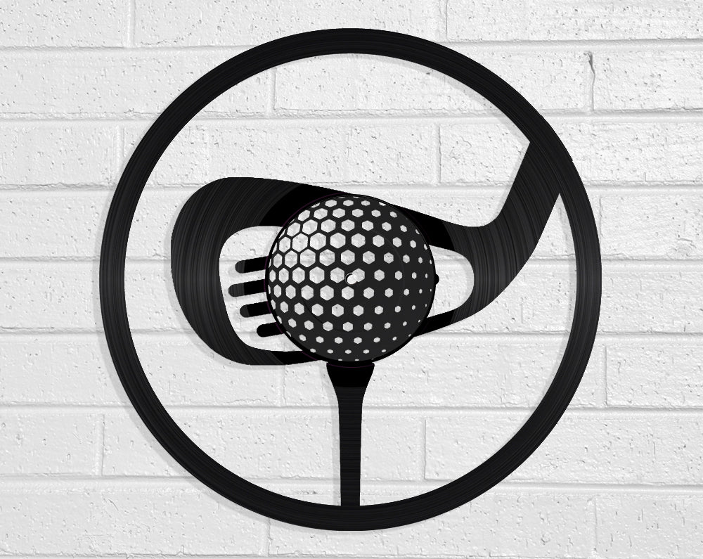 Golf Vinyl Record Art Vinyl Revamp - Vinyl Record Art