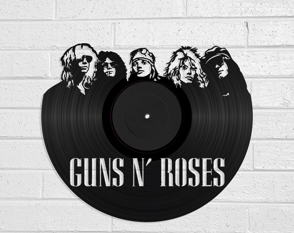 Guns N' Roses Vinyl Record Art Vinyl Revamp - Vinyl Record Art