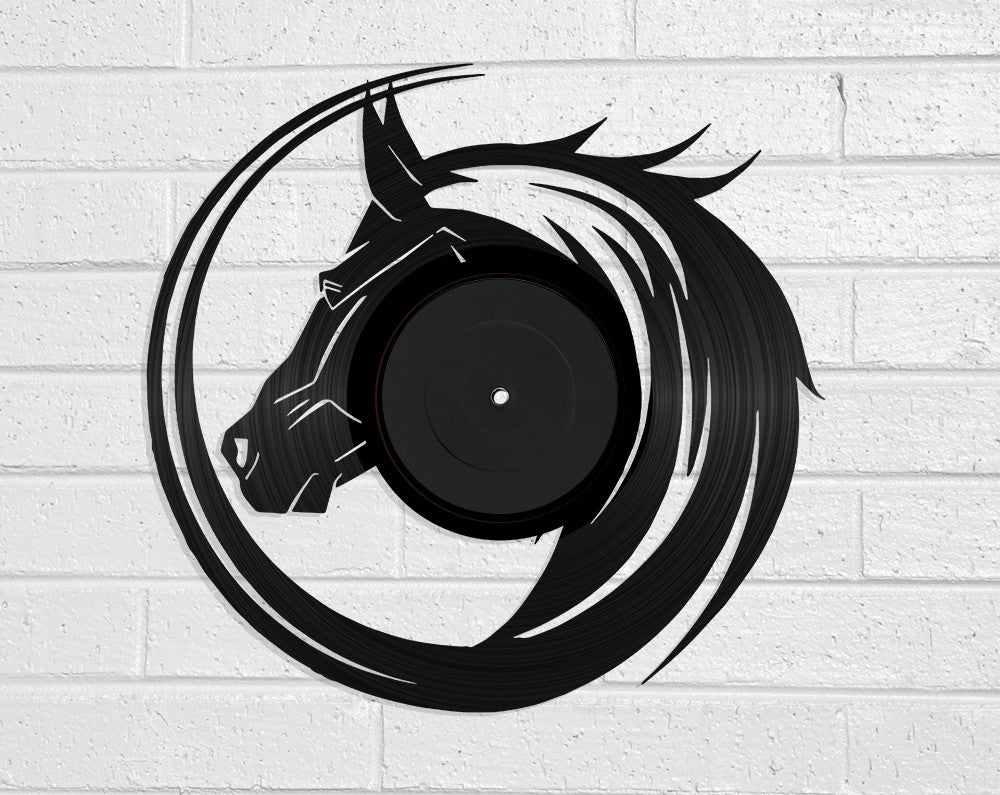 Stallion Vinyl Record Art Vinyl Revamp - Vinyl Record Art