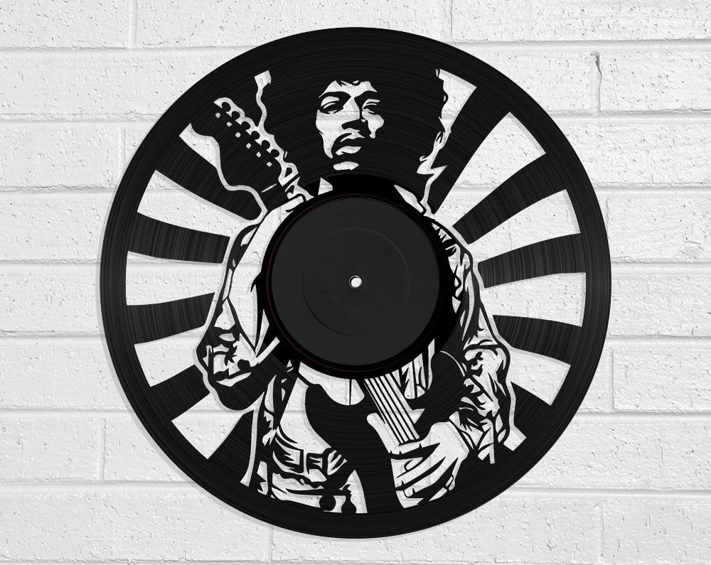 Jimi Hendrix Vinyl Record Art Vinyl Revamp - Vinyl Record Art