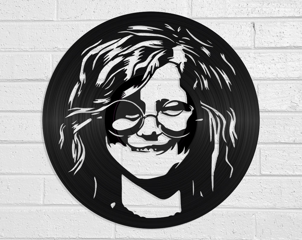 Janis Joplin Vinyl Record Art Vinyl Revamp - Vinyl Record Art