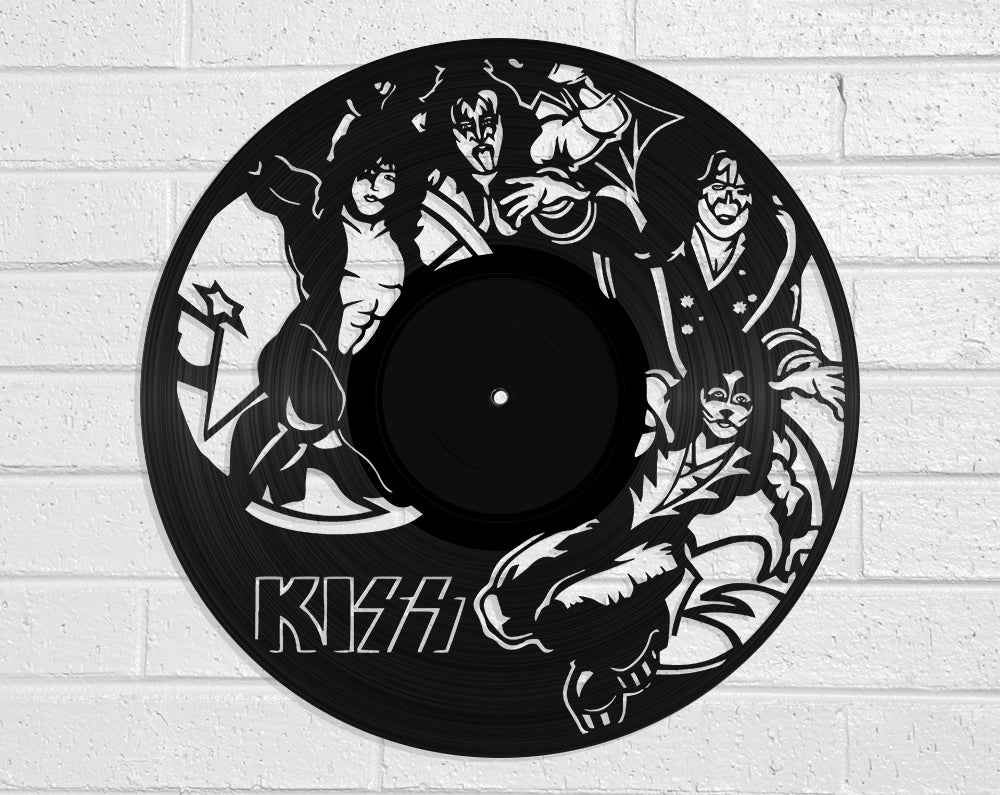 KISS Vinyl Record Art Vinyl Revamp - Vinyl Record Art