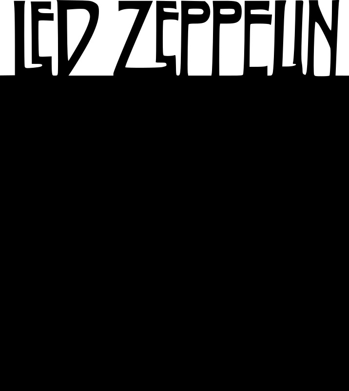450 mm Led Zeppelin Blackboard