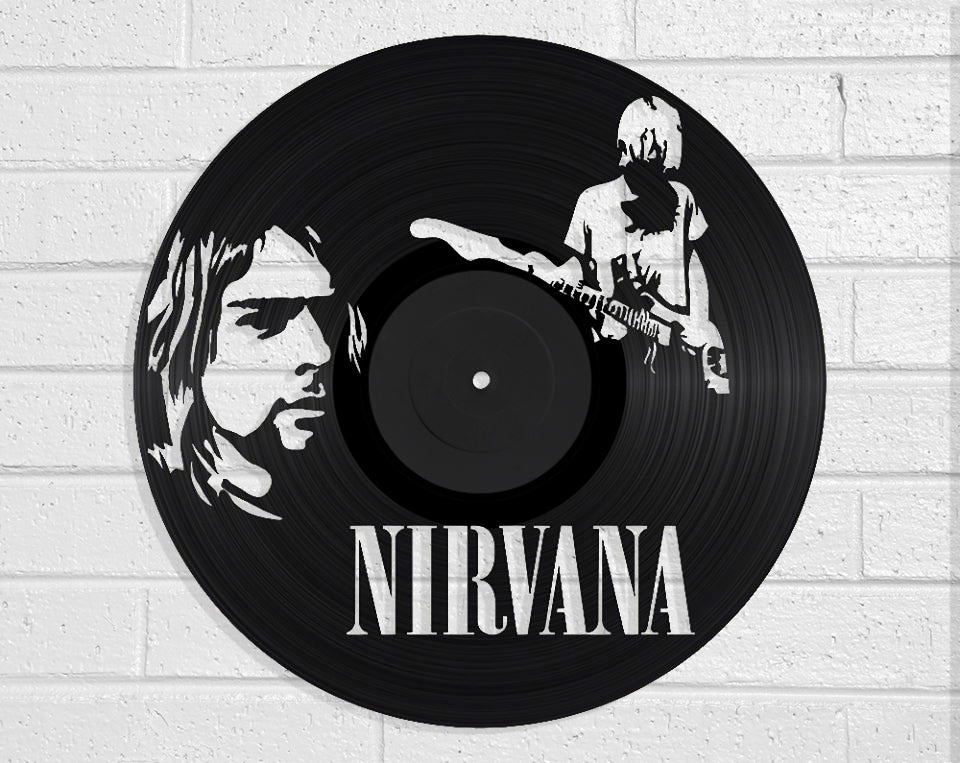 Nirvana Vinyl Record Art Vinyl Revamp - Vinyl Record Art