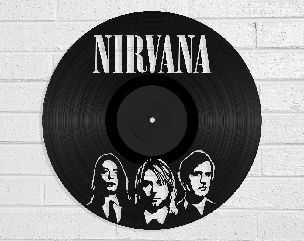 Nirvana Vinyl Record Art Vinyl Revamp - Vinyl Record Art
