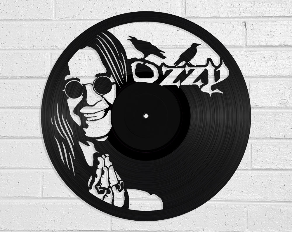 Ozzy Osbourne Vinyl Record Art Vinyl Revamp - Vinyl Record Art