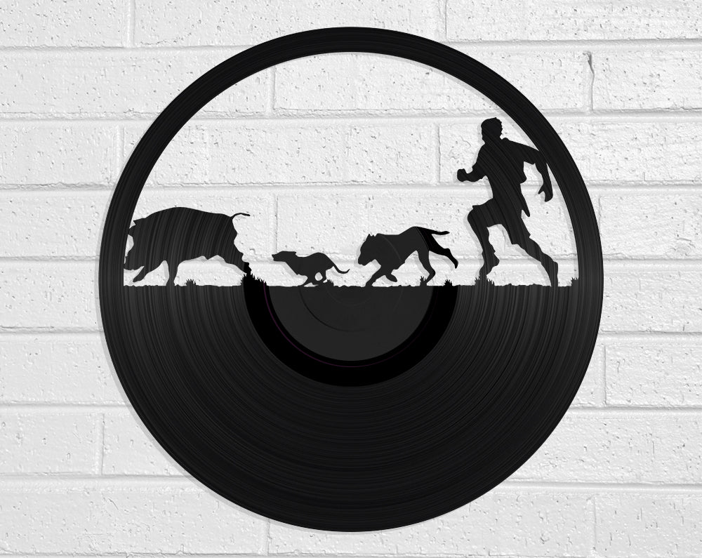 Pig Hunter Vinyl Record Art Vinyl Revamp - Vinyl Record Art