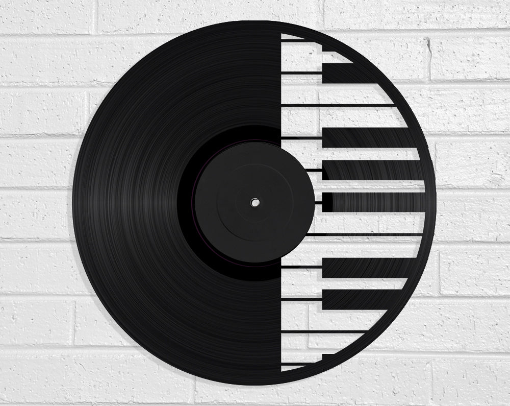 Piano Vinyl Record Art Vinyl Revamp - Vinyl Record Art