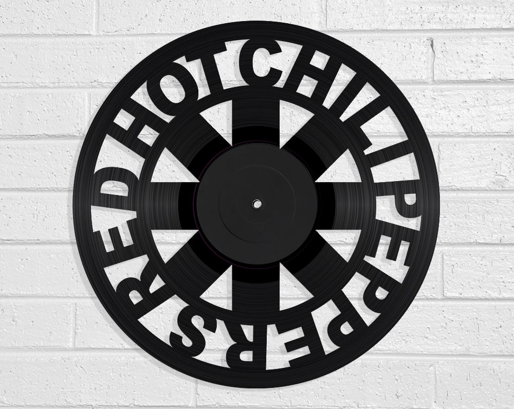 Red Hot Chili Peppers Vinyl Record Art Vinyl Revamp - Vinyl Record Art