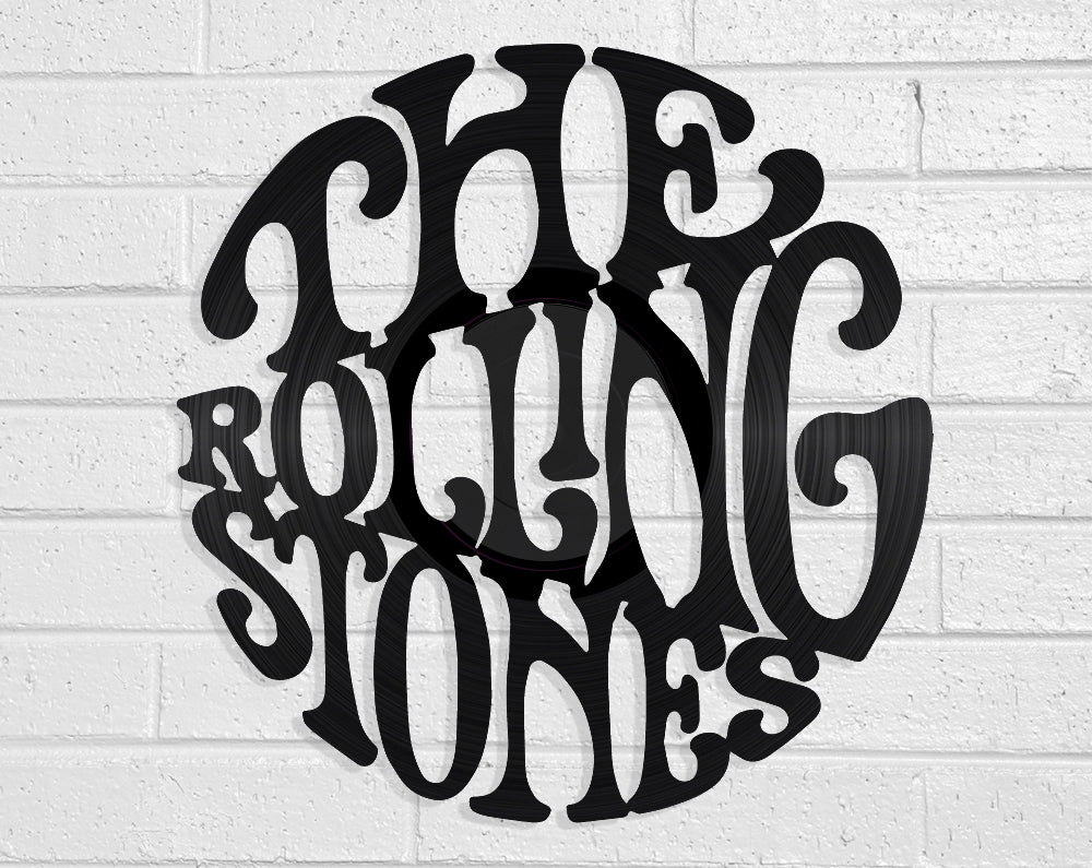 The Rolling Stones Vinyl Record Art Vinyl Revamp - Vinyl Record Art