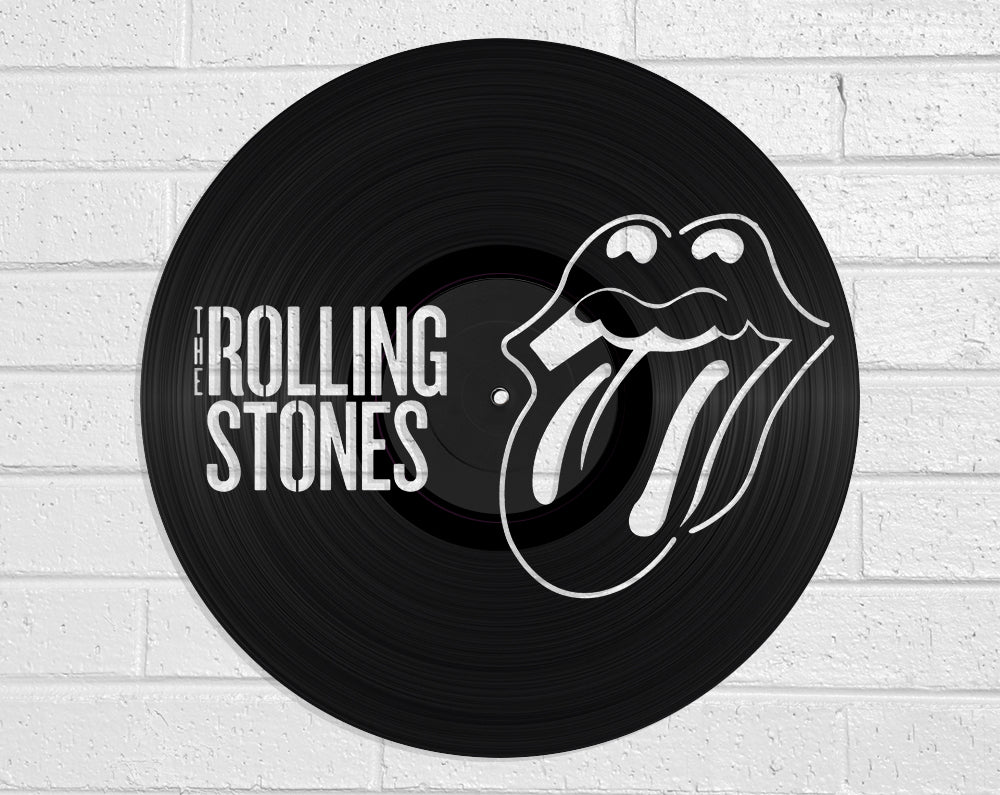 The rolling Stones Vinyl Record Art Vinyl Revamp - Vinyl Record Art