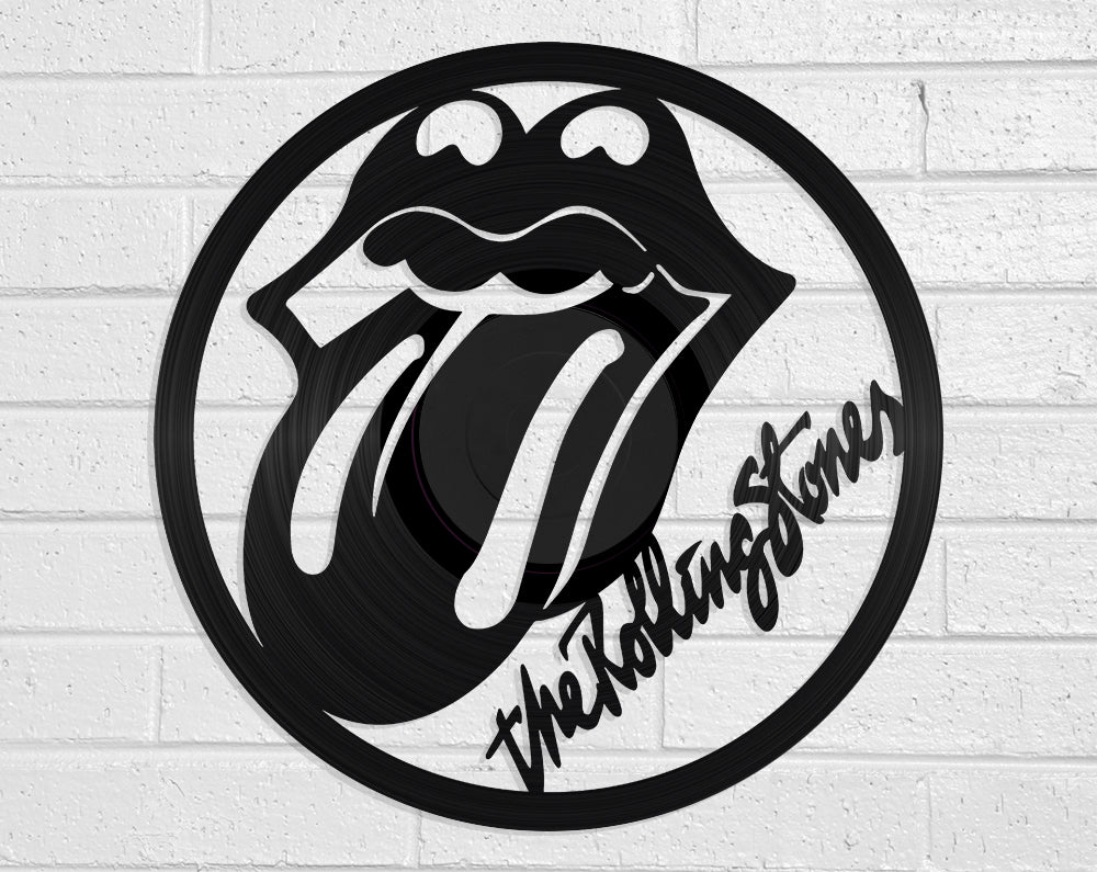 The rolling Stones Vinyl Record Art Vinyl Revamp - Vinyl Record Art