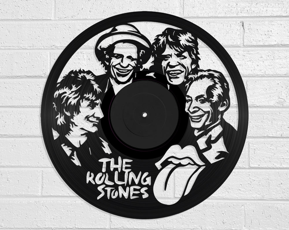The Rolling Stones Vinyl Record Art Vinyl Revamp - Vinyl Record Art
