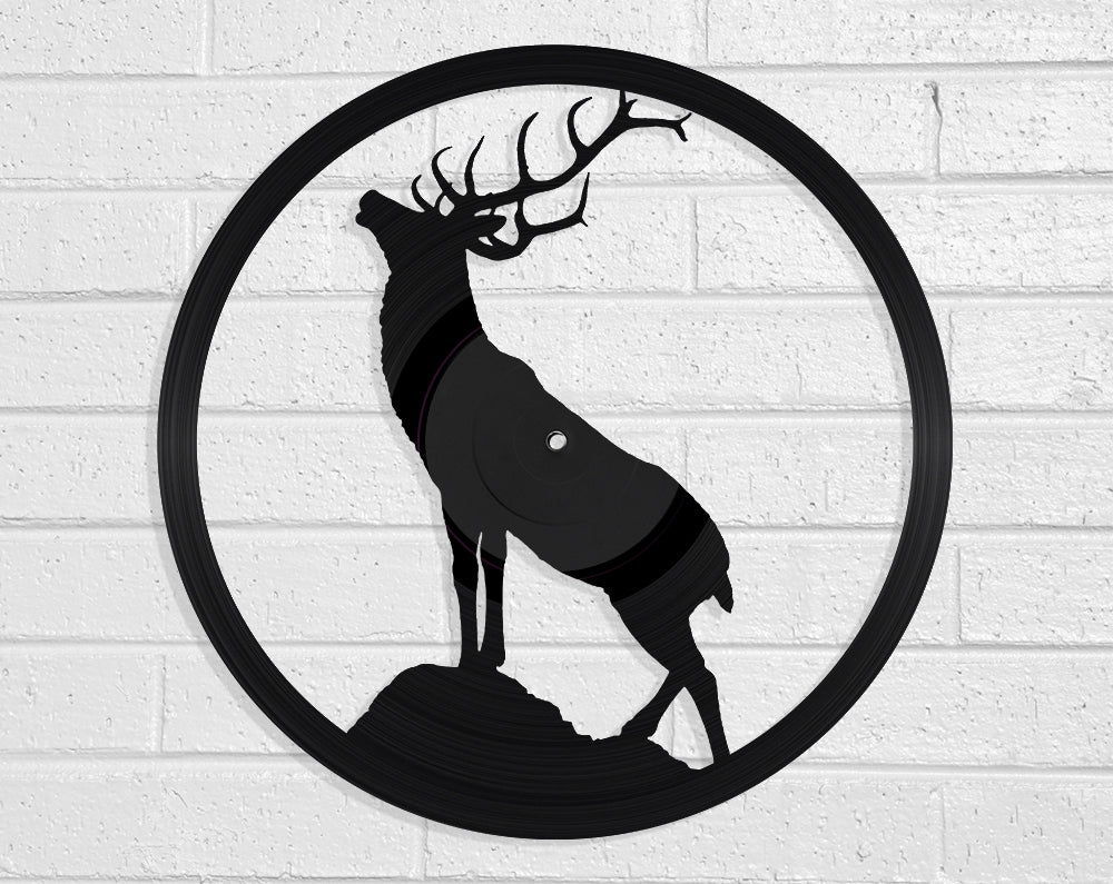 Stag Vinyl Record Art Vinyl Revamp - Vinyl Record Art