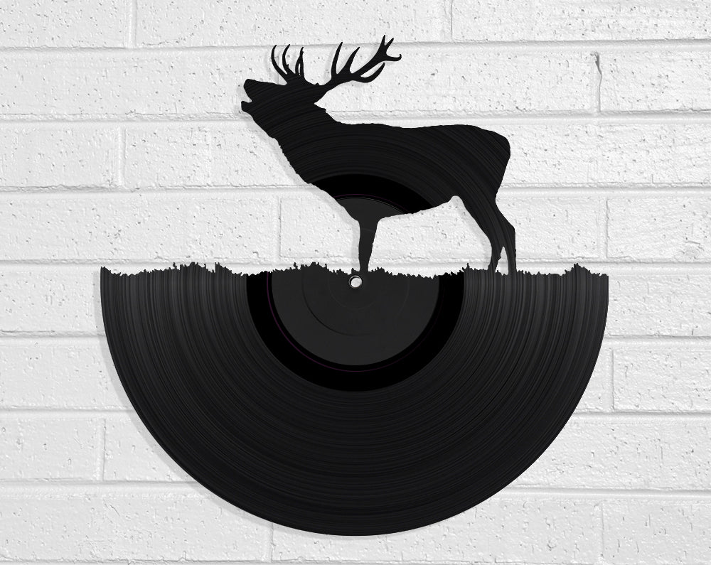 Stag Vinyl Record Art Vinyl Revamp - Vinyl Record Art
