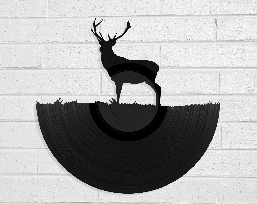 Stag Vinyl Record Art Vinyl Revamp - Vinyl Record Art