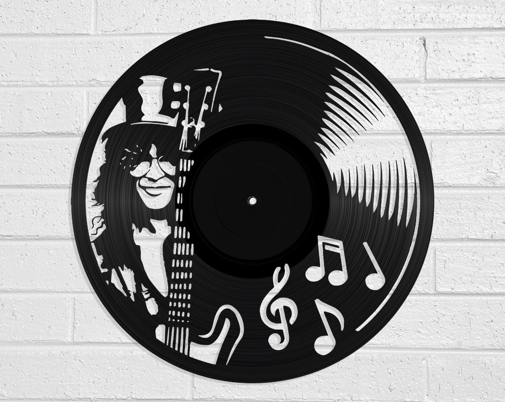 Slash Vinyl Record Art Vinyl Revamp - Vinyl Record Art