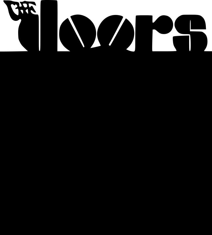 450 mm The Doors Blackboard