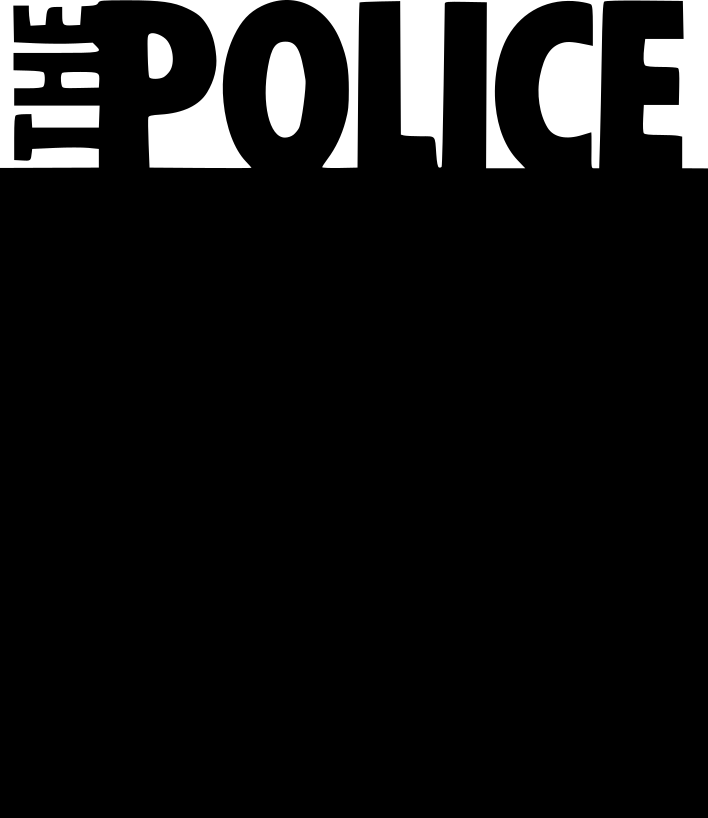 450 mm The Police Blackboard