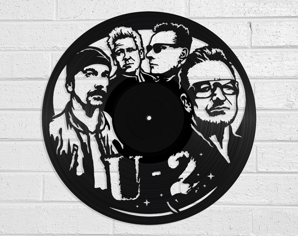 U2 Vinyl Record Art Vinyl Revamp - Vinyl Record Art