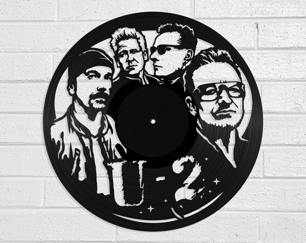 U2 Vinyl Record Art Vinyl Revamp - Vinyl Record Art