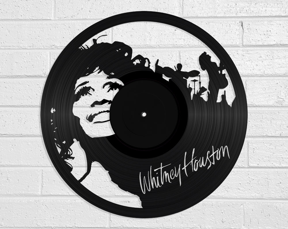 Whitney Houston Vinyl Record Art Vinyl Revamp - Vinyl Record Art