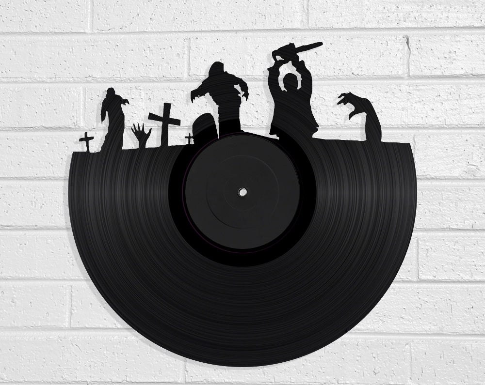 Zombies Vinyl Record Art Vinyl Revamp - Vinyl Record Art