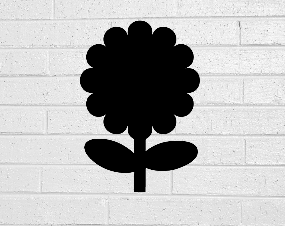 Flower Plant Blackboard