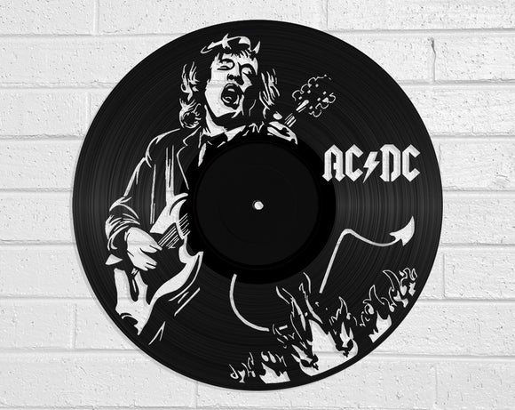 AC/DC Vinyl Record Art Vinyl Revamp - Vinyl Record Art 