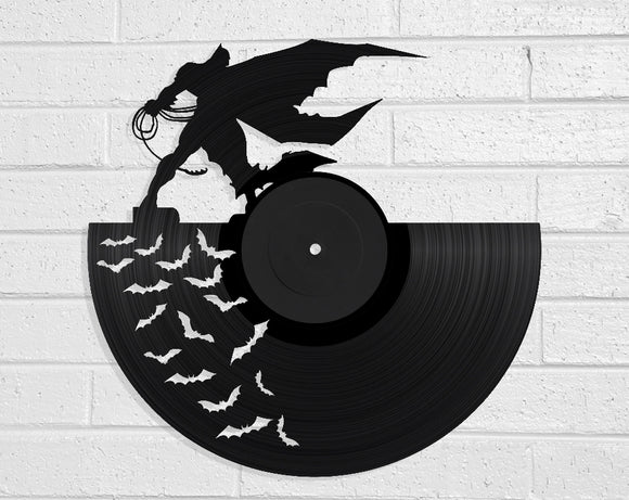 Batman Vinyl Record Art Vinyl Revamp - Vinyl Record Art 