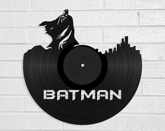 Batman Vinyl Record Art Vinyl Revamp - Vinyl Record Art 