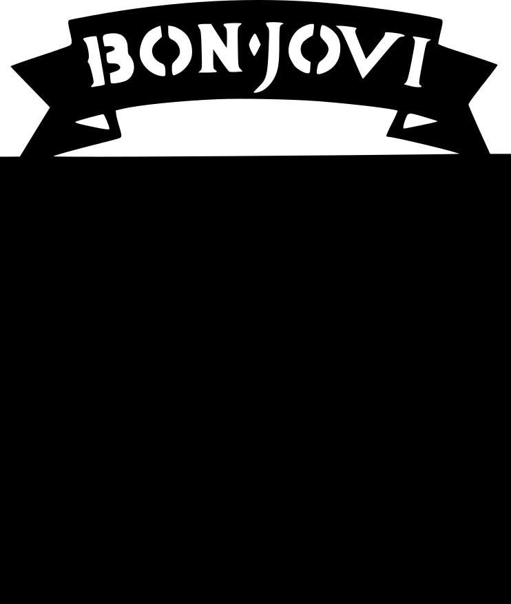 450 mm Bon Jovi Blackboard