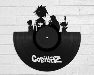 Gorillaz Vinyl Record Art Vinyl Revamp - Vinyl Record Art 